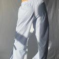Loose fit Gestreift Elastisch Taille Hose