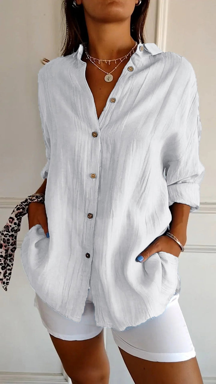 Elegantes Shirt Mit Plissee-Stil