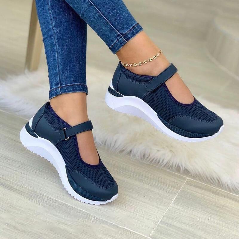 Orthopädische Damenschuhe mit Fußgewölbeunterstützung