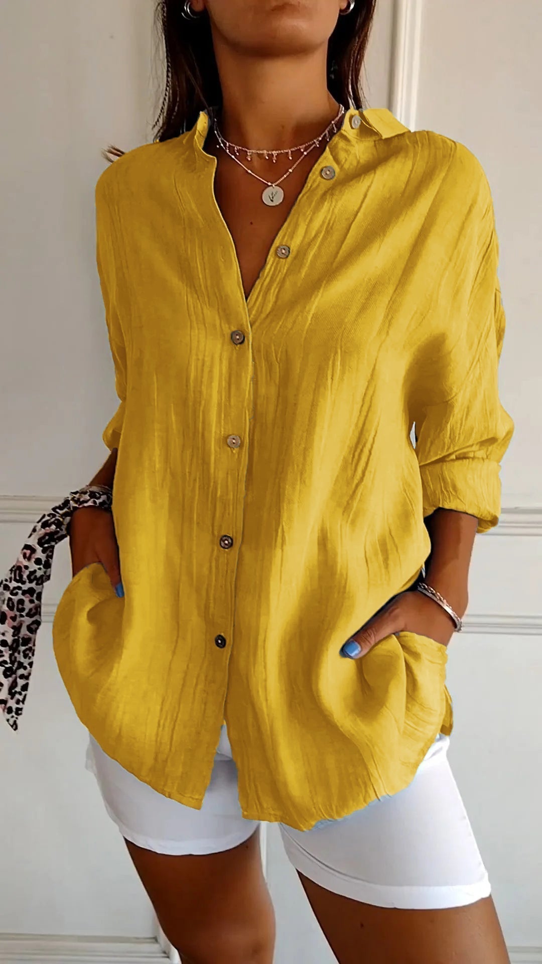 Elegantes Shirt Mit Plissee-Stil