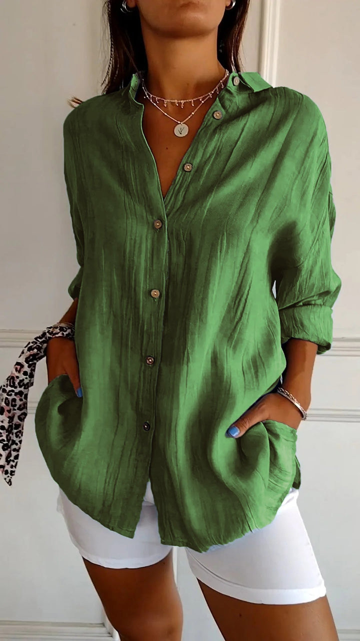 Elegantes Shirt Mit Plissee-Stil