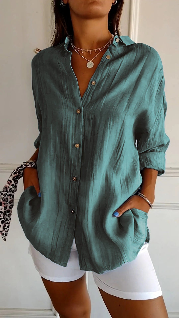 Elegantes Shirt Mit Plissee-Stil