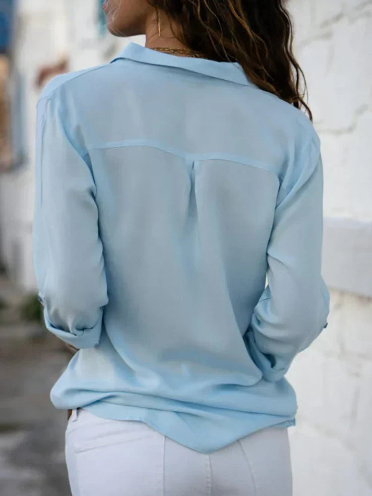 Klassische Bluse für Damen Zeitlos und Vielseitig für Jeden Anlass