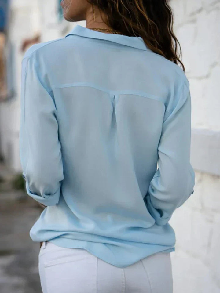 Klassische Bluse für Damen Zeitlos und Vielseitig für Jeden Anlass