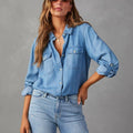 Klassisches Jeanshemd Damen
