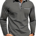 Langarm Poloshirt Herren