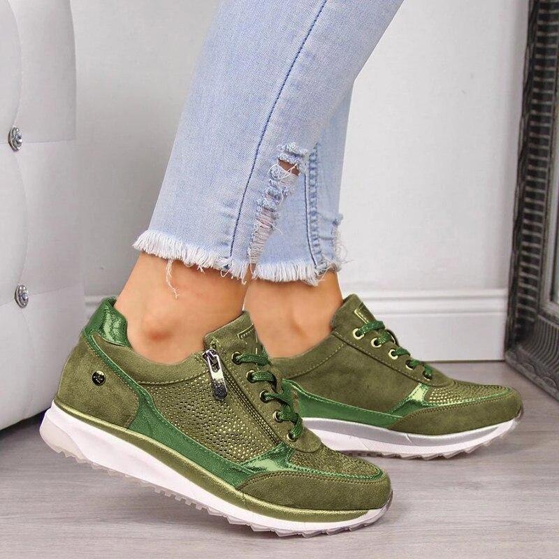 Orthopädische Turnschuhe mit Reißverschluss