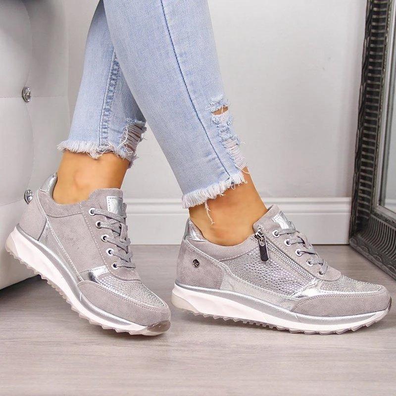 Orthopädische Turnschuhe mit Reißverschluss