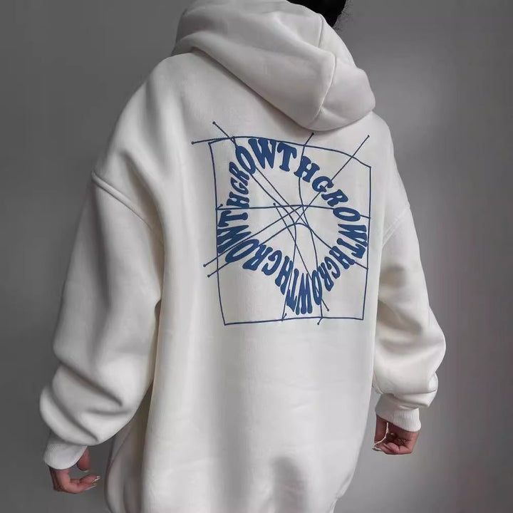 Oversized Hoodie mit Statement-Rückenprint