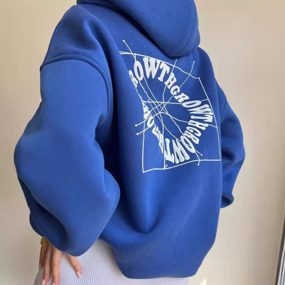 Oversized Hoodie mit Statement-Rückenprint