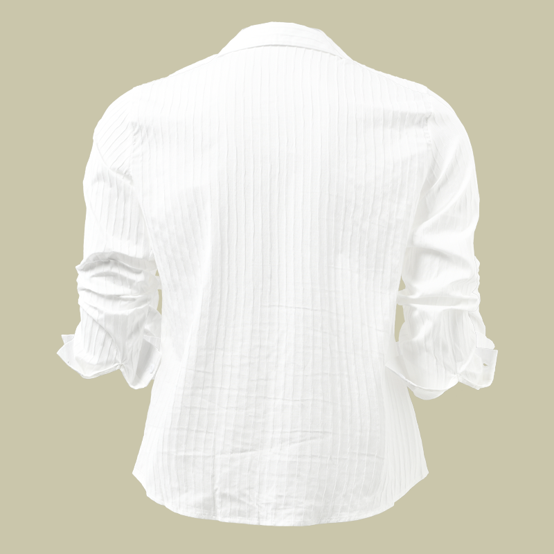 Herren Gerippt Slim Fit Knopfhemd