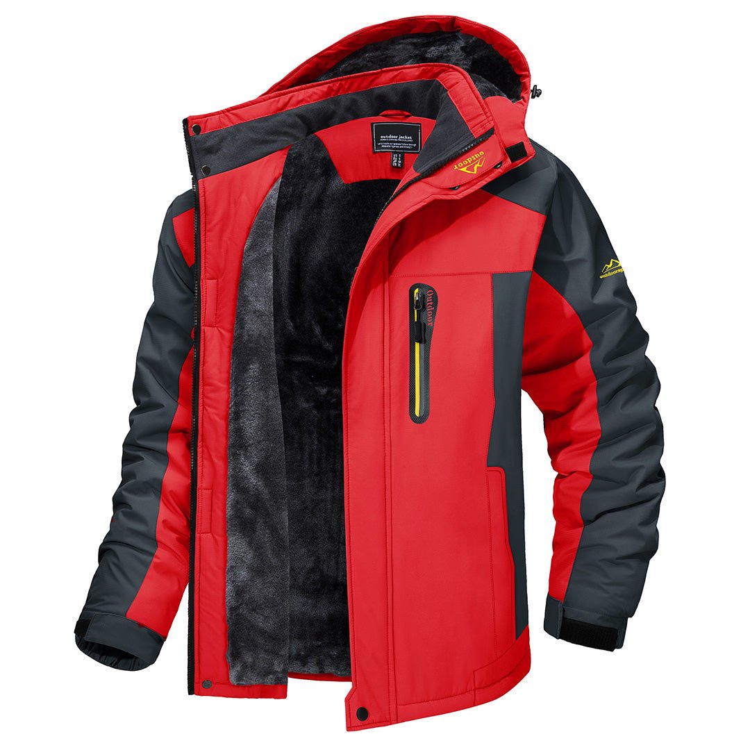 Herren Kältefeste Jacke mit Reißverschluss