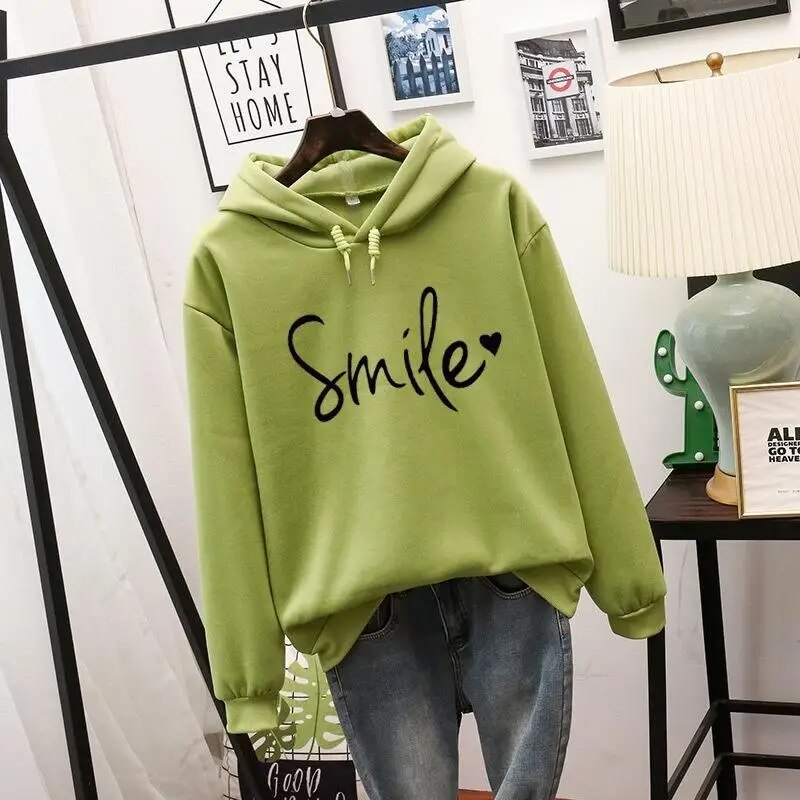 Janet Smile-Love Kapuzenpullover