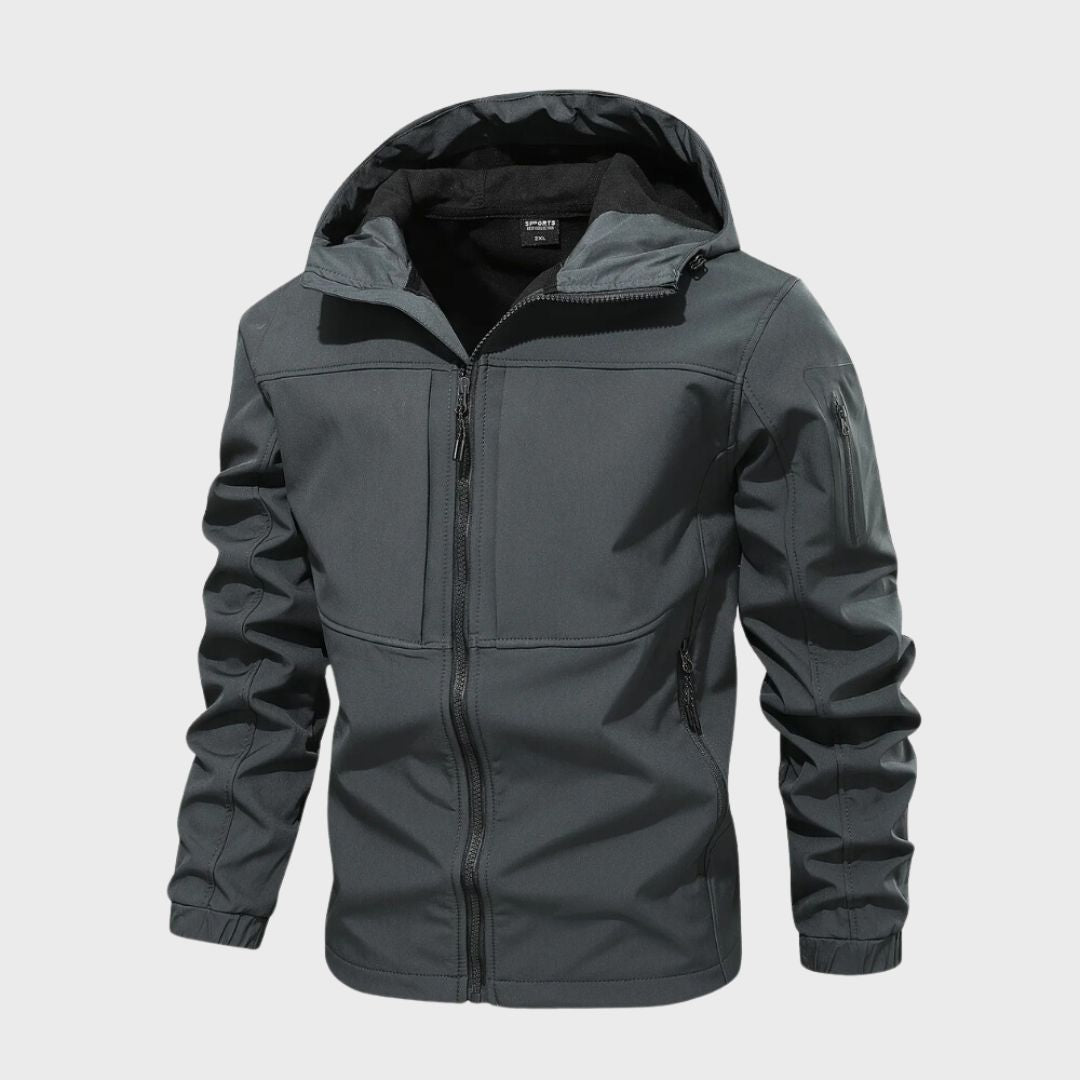 Stylische Wasserdichte Softshelljacke Herren
