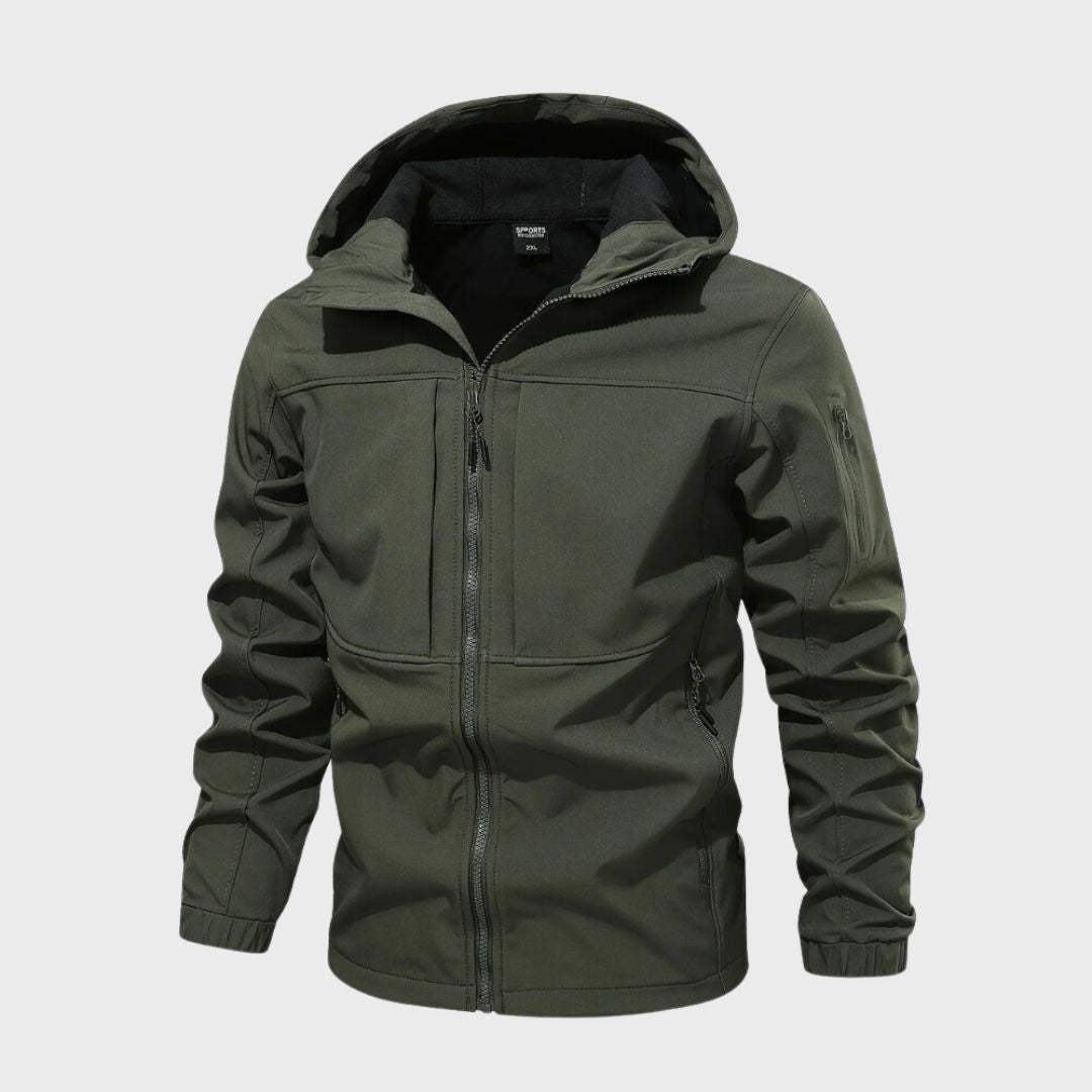 Stylische Wasserdichte Softshelljacke Herren