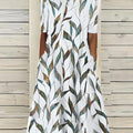 Küstenblumen Midi Kleid