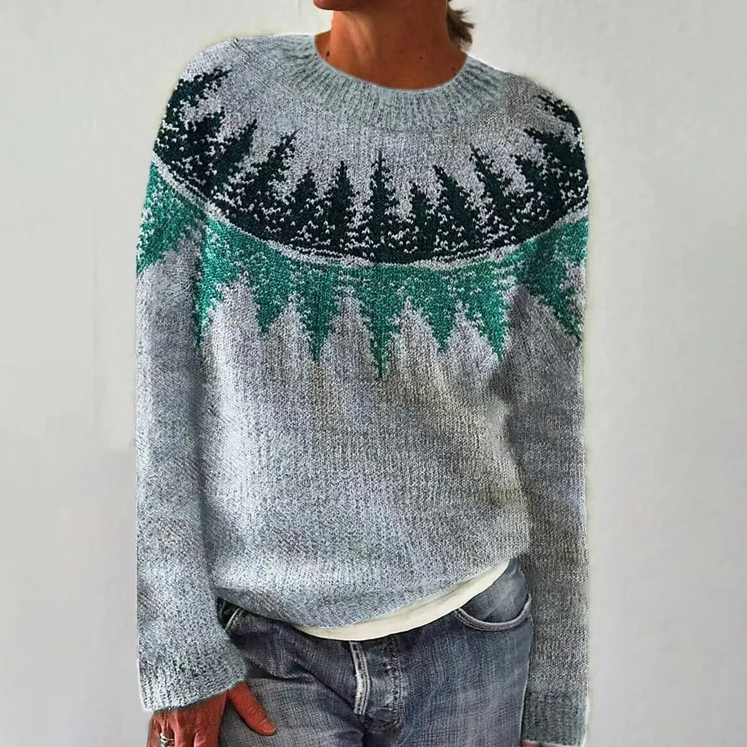 Damen Norwegerpullover mit Stilvollem Design & Gemütlicher Passform | EB