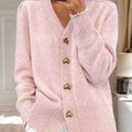 Schlichter Damen-Cardigan mit Knöpfen