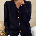 Schlichter Damen-Cardigan mit Knöpfen