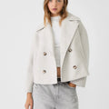 Damen Jacke mit Kurzschnitt & Doppelreiher | Zeitlos