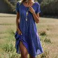 Damen Boho Chic Sommerkleid