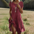 Damen Boho Chic Sommerkleid