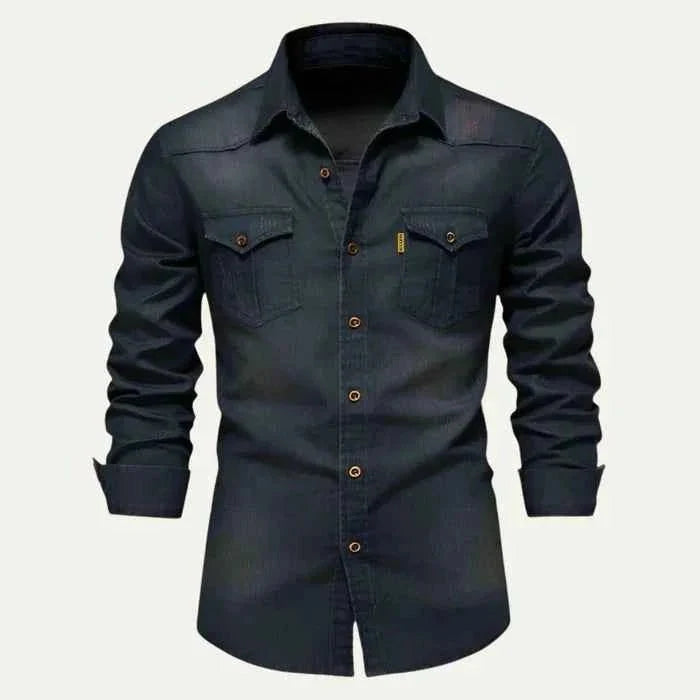 Slim Fit Denimhemd
