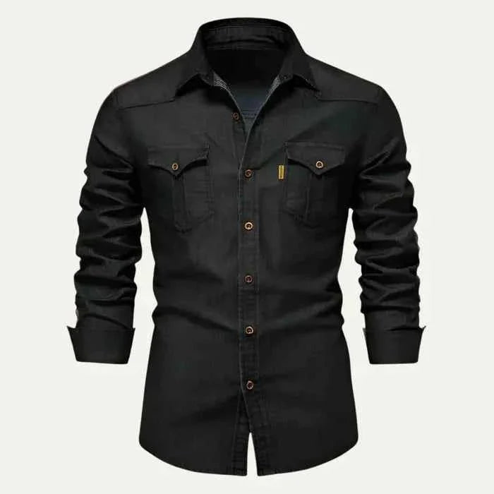 Slim Fit Denimhemd