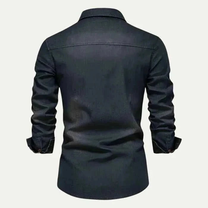 Slim Fit Denimhemd