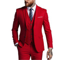Slim Fit Herren Anzug 3-teilig für Hochzeit & Gala
