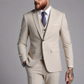 Slim Fit Herren Anzug 3-teilig für Hochzeit & Gala