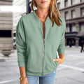 Übergangsjacke mit Reißverschluss