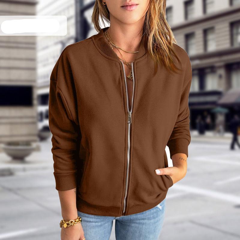Übergangsjacke mit Reißverschluss
