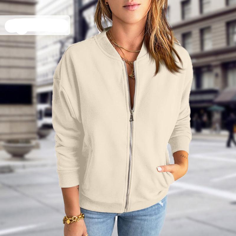 Übergangsjacke mit Reißverschluss