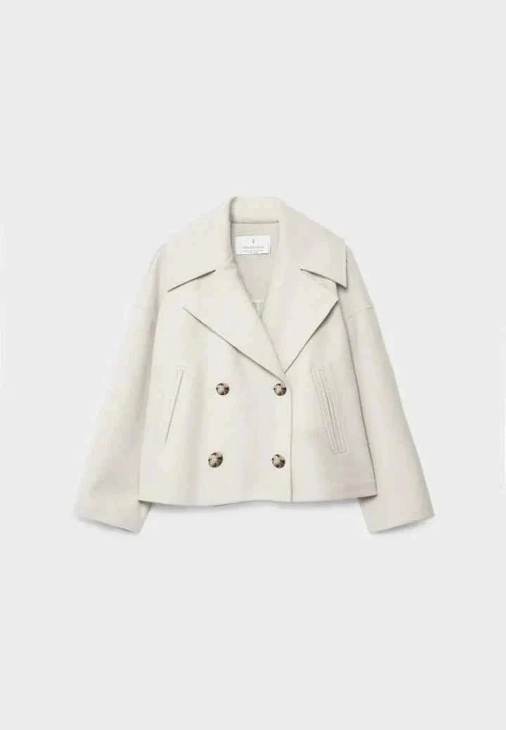 Taillierte Kurzjacke ohne Schnickschnack