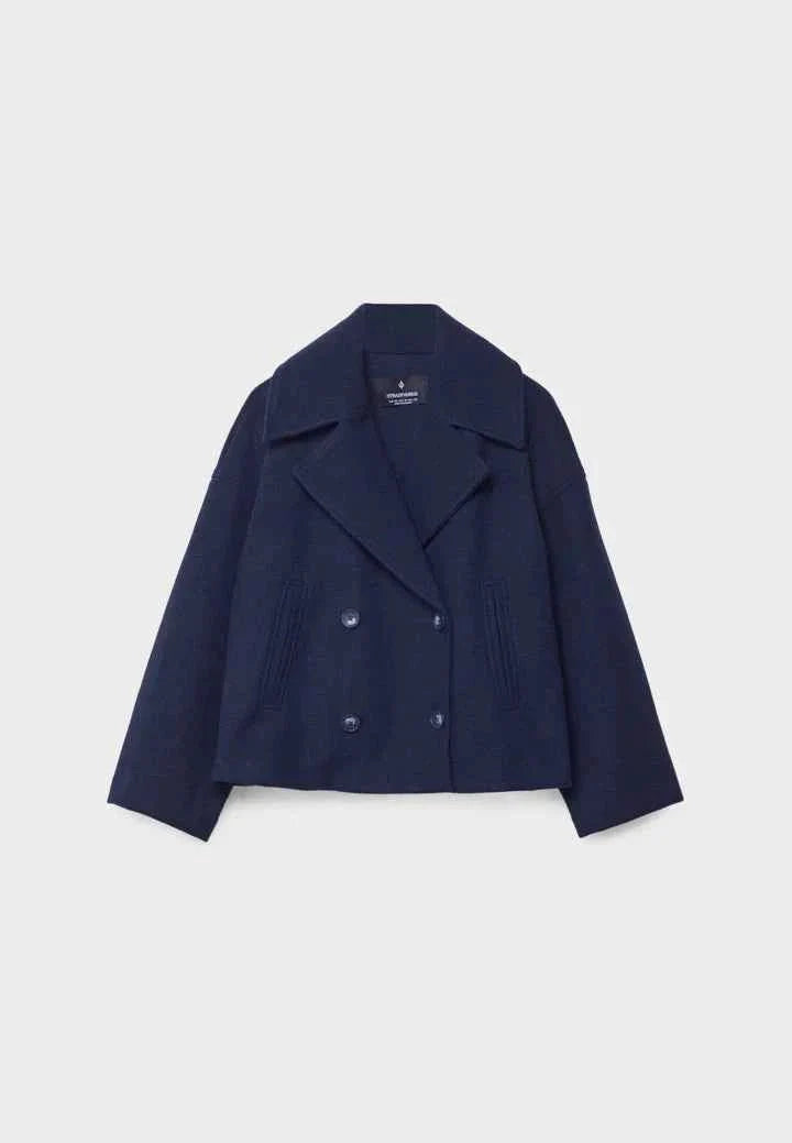 Taillierte Kurzjacke ohne Schnickschnack