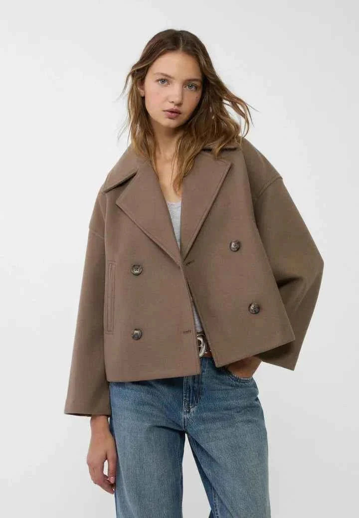 Taillierte Kurzjacke ohne Schnickschnack
