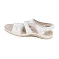 Orthopädische Sandalen – bequem flach Klettverschluss Sommerschuhe Damen Outdoor