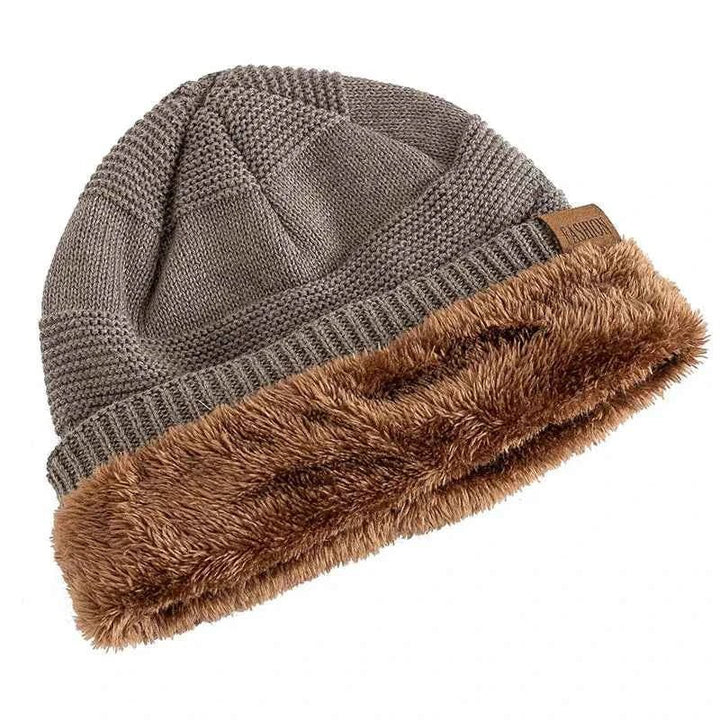 Warme Strickmütze