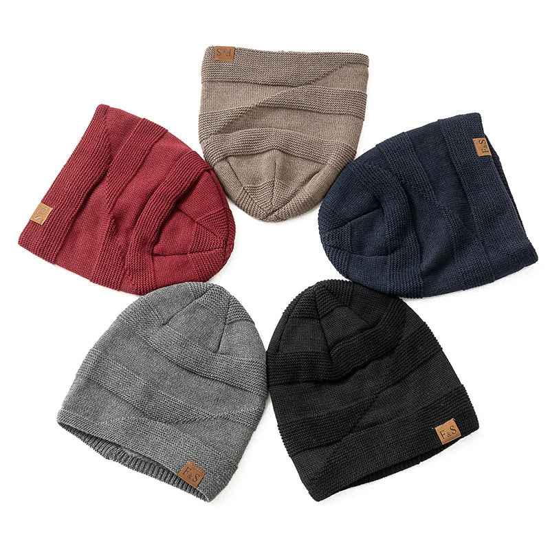 Warme Strickmütze