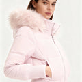 Damen Gesteppt Winterjacke mit Warm & Abnehmbarer Kapuze | Zeitlos