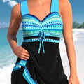 Schlanker, Leichter Tankini aus Patchwork