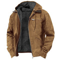 Elegante Funktionale Herrenjacke mit Fleece-Futter und Quilt-Optik