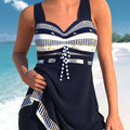 Schlanker, Leichter Tankini aus Patchwork